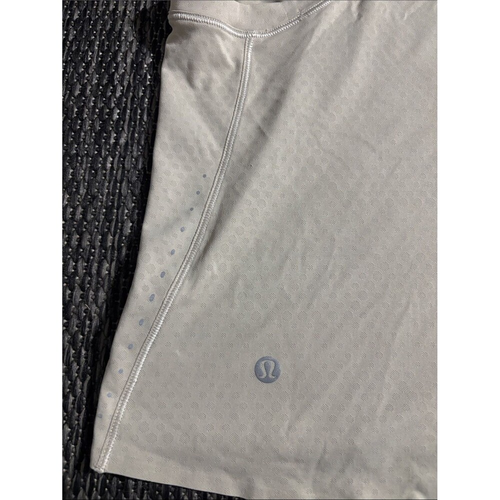 Lululemon Fast and Free Race Length Racerback Tank Lightweight Sheer Mesh Sz 6 - Picture 3 of 3
